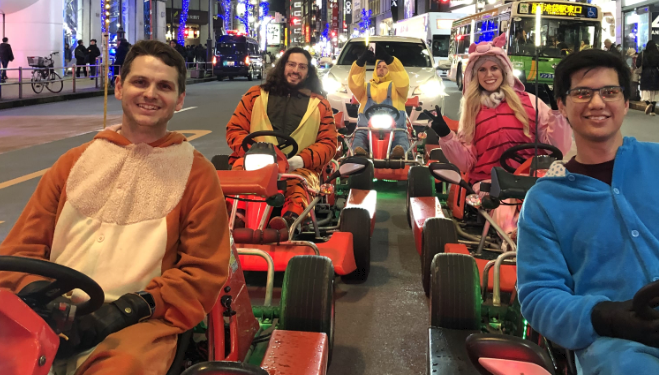 Let’s enjoy sightseeing with Tokyo Kart（Mario Kart）