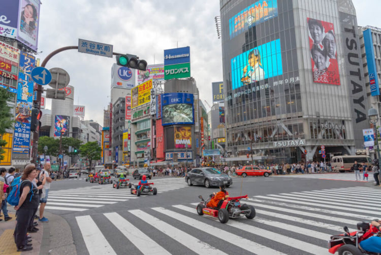 Let’s enjoy sightseeing with Tokyo Kart（Mario Kart）